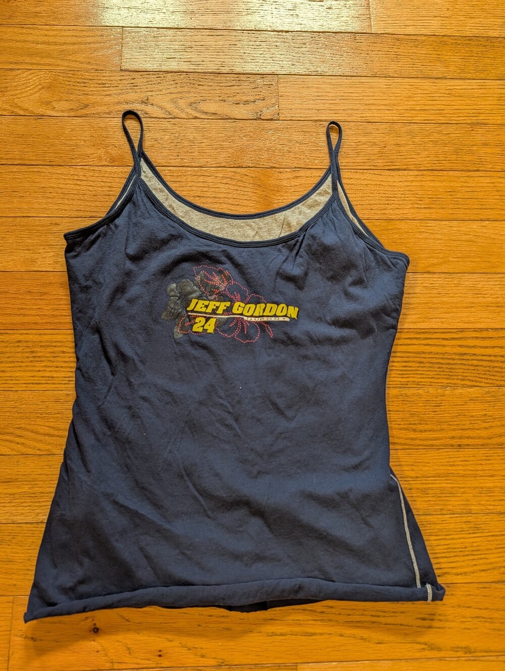 Vintage Y2K 2000s NASCAR Jeff Gordon 24 Reversible Tank Top Racing Spaghetti Vtg